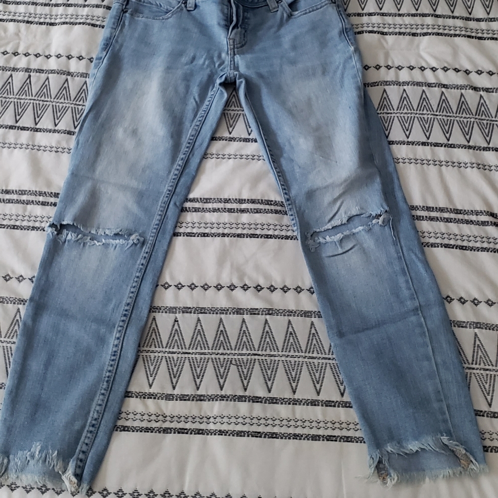 Free People Skinny Ankle Jeans